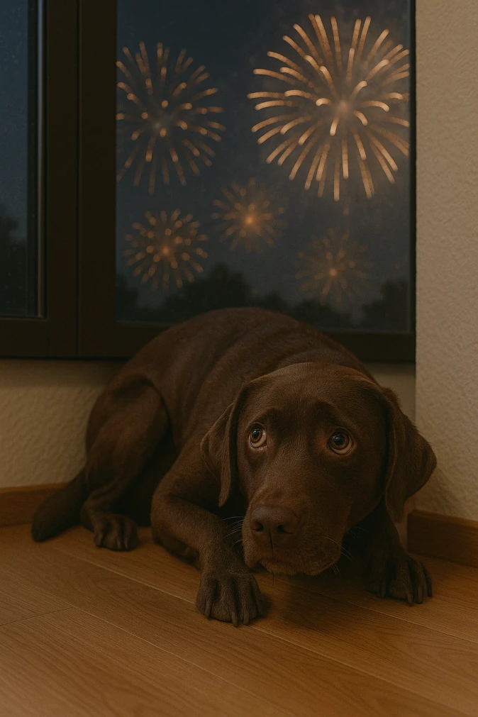 Silvesterangst beim Hund – Antonias Weg aus der Verzweiflung (oder: warum du JETZT mit dem Training beginnen musst!)